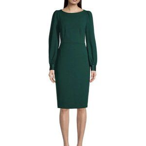 Calvin Klein Green Sheath Dress
